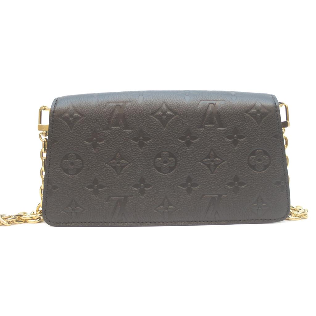 LOUIS VUITTON M82637 Monogram En Print Black Wallet on Chain Metis Shoulder bag blackUsed