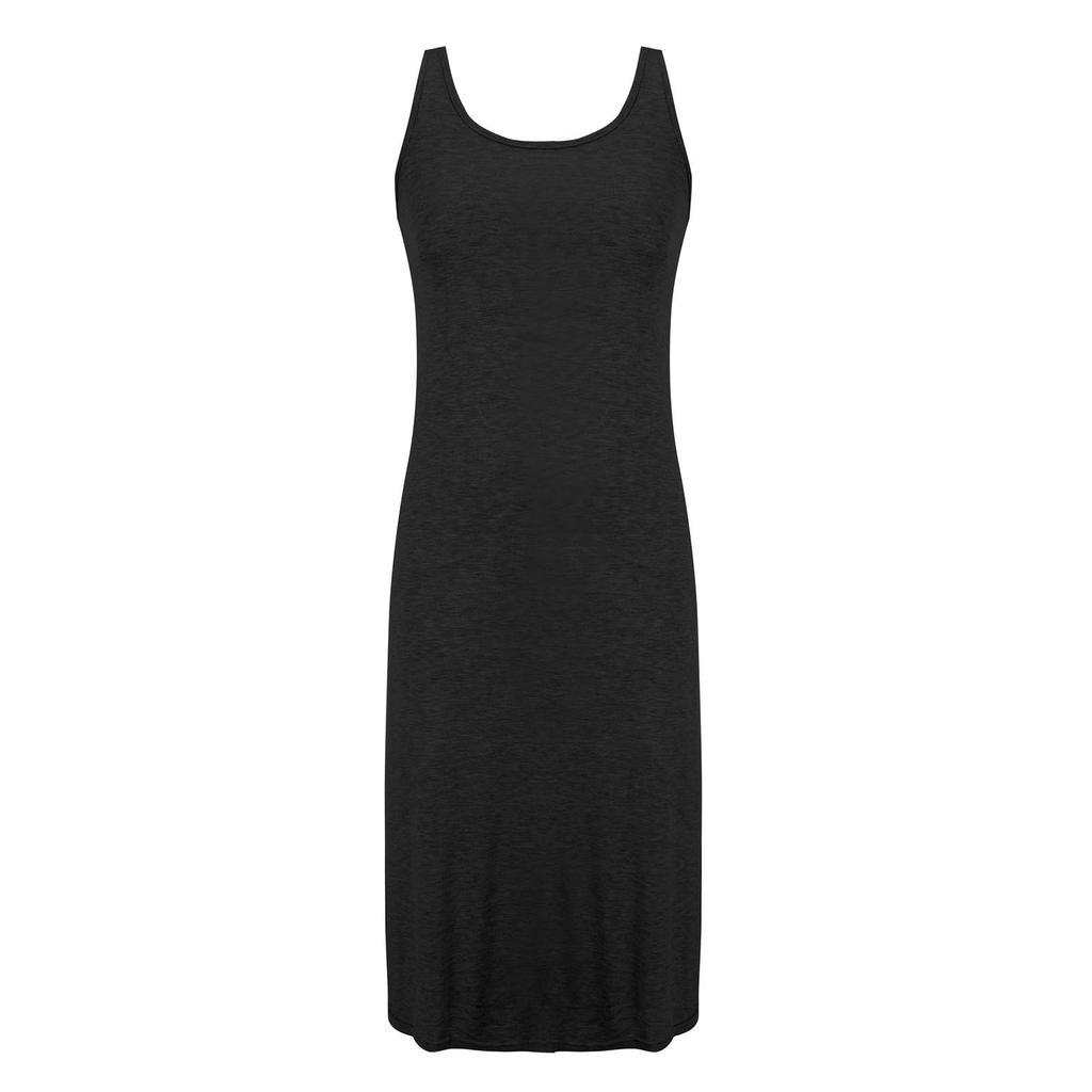 Haut Débardeur sans Manches Col Rond Mode Femme Couleur Décontracté Sous-vêtement Robe d'Intérieur