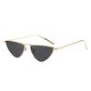 Fashionable Metal Cat Eye Sunglasses For Women & Men Trendy Pointed Frames With Light-Colored Lenses For Ultimate Sun Protection