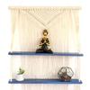 Macrame Hanging Shelves Natural Blue