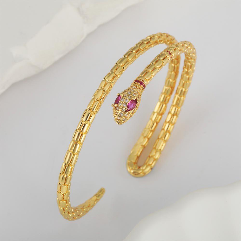 New Exaggerated Retro Snake Bracelet One Size(18CM~21CM)