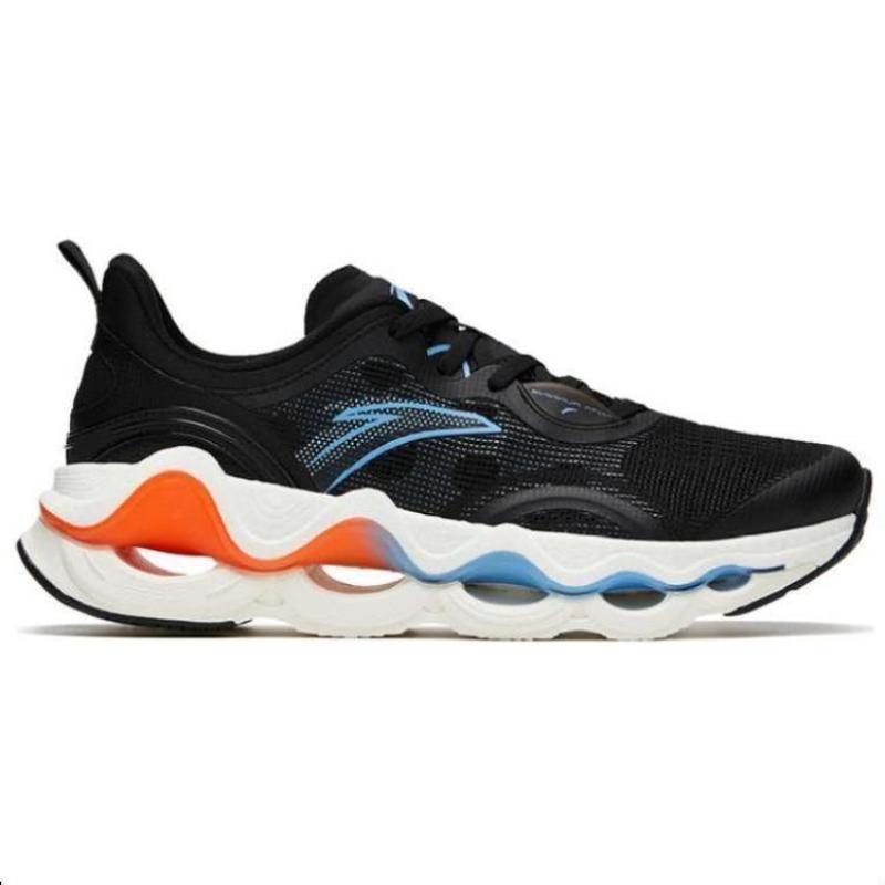 Anta Slip-Resistant Low-Top Running Shoes Men's Black Sneakers 112325581-5