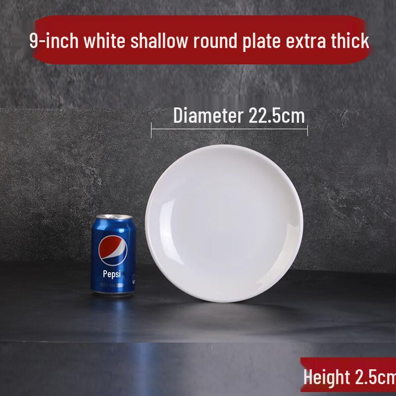 Restaurant Grade Round Melamine Dinner Plate