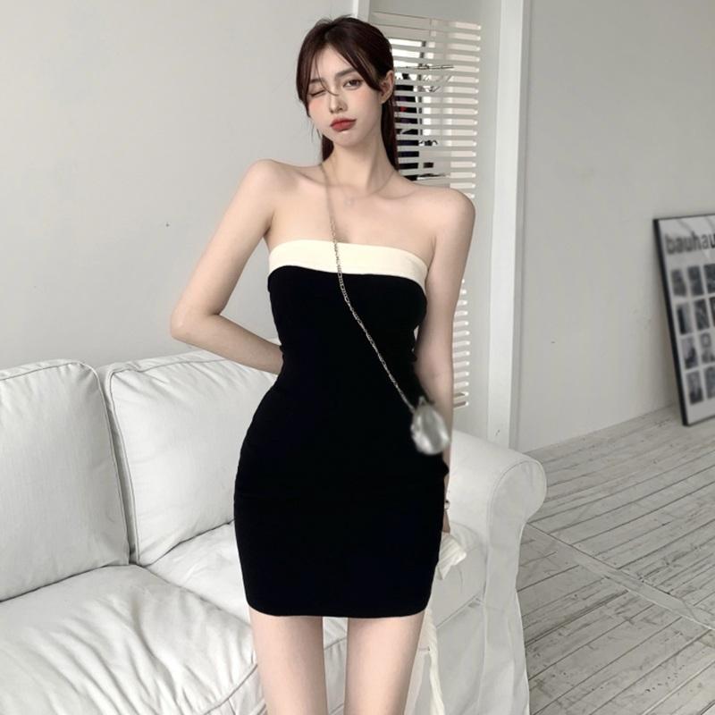 

Женское платье с запахом на одно плечо, облегающее платье, темпераментная юбка One Size