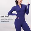 High-Intensity Nude Feel Long Sleeve Yoga Jumpsuit for Women