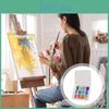 Watercolor Watercolor Painting 12colors Metallic Paint Set Metallic Glitter Watercolour Solid Paint Box Pearlescent Effect Watercolor Paint