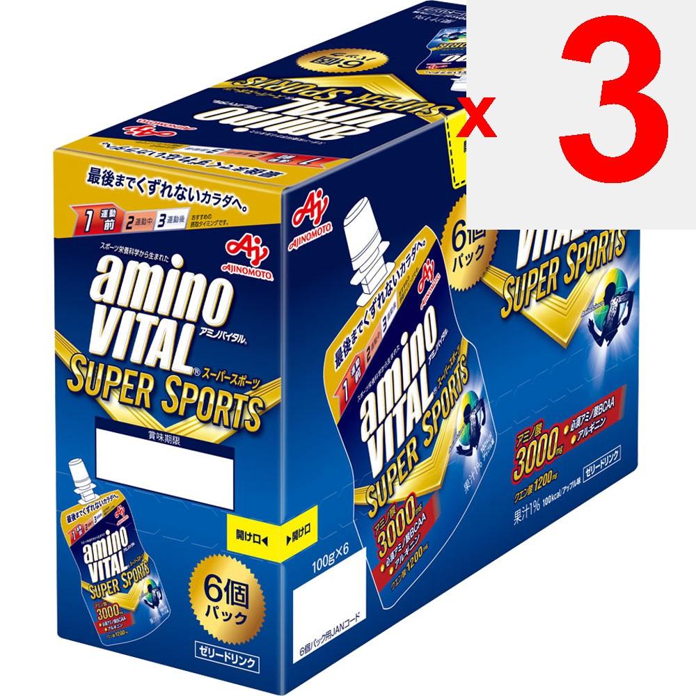 Ajinomoto Amino Vital Jelly Super Sports 100g x 6 Other (check locks, tongue cleaners, etc.) Thia Pack Other (check locks, tongue cleaners, etc.)