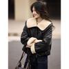 Women's Faux Lamb Wool Lapel Short Jacket
