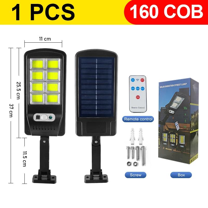 

Super Bright 804 LED Solar Lights Outdoor Street Lamp Sunlight 3 modes IPX68 Waterproof Garden Lighting With Smart Motion Sensor