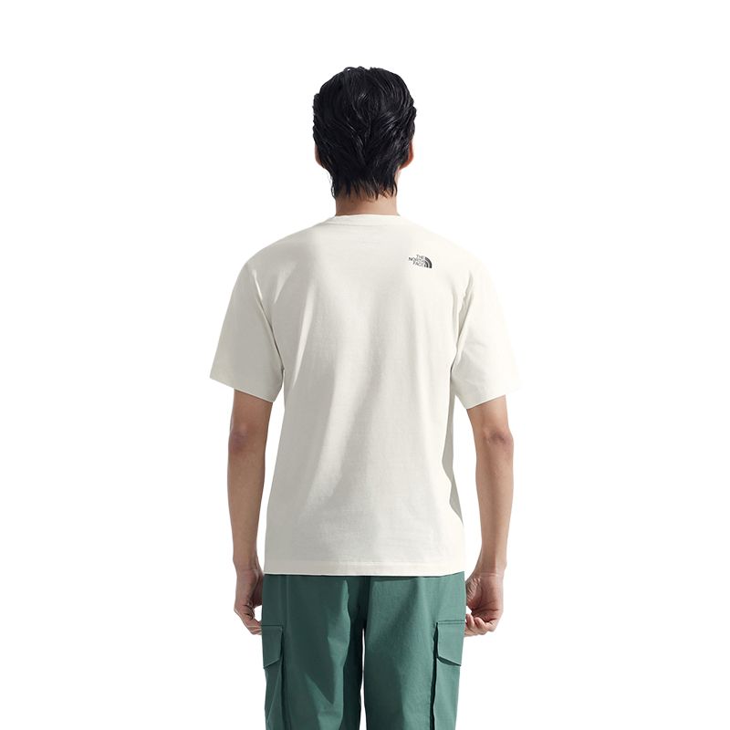 THE NORTH FACE NEVER STOP Exploring Quick Dry T Shirts Unisex Dune White NF0A8GZ1-QLI