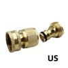 Female/MaleThread Garden Hose Connector 3/4 Inch Thread Tap Connector  Outdoor Lawn