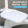 Bandeja para Instrumentos de Tartrectomía de Silla Dental Estante de Plástico Montado en Poste Accesorios para Silla Dental Consumibles de Odontología Equipo de Odontología