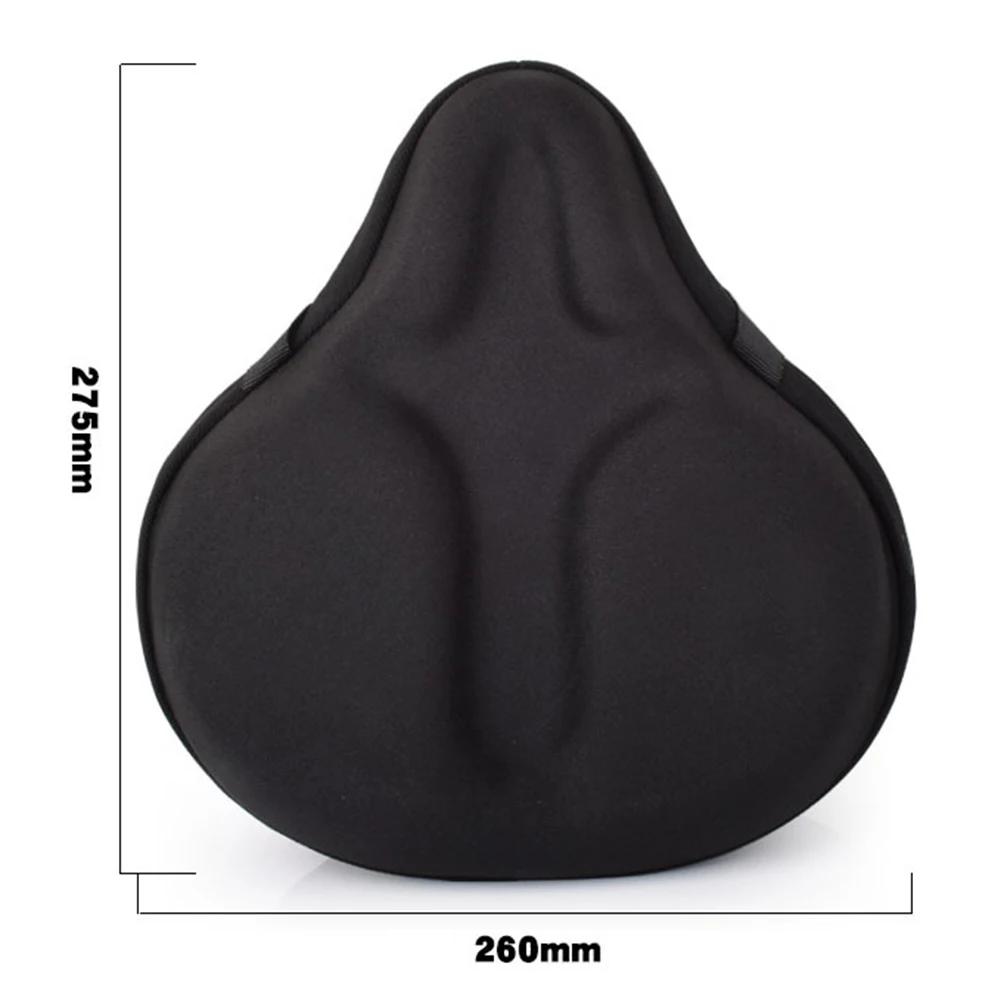 

Large Silicon Gel Padded Bike Seat Cover Shock Absorption Thickened Sponge Cushion Reflective Comfortable Bicycle Saddles Mat