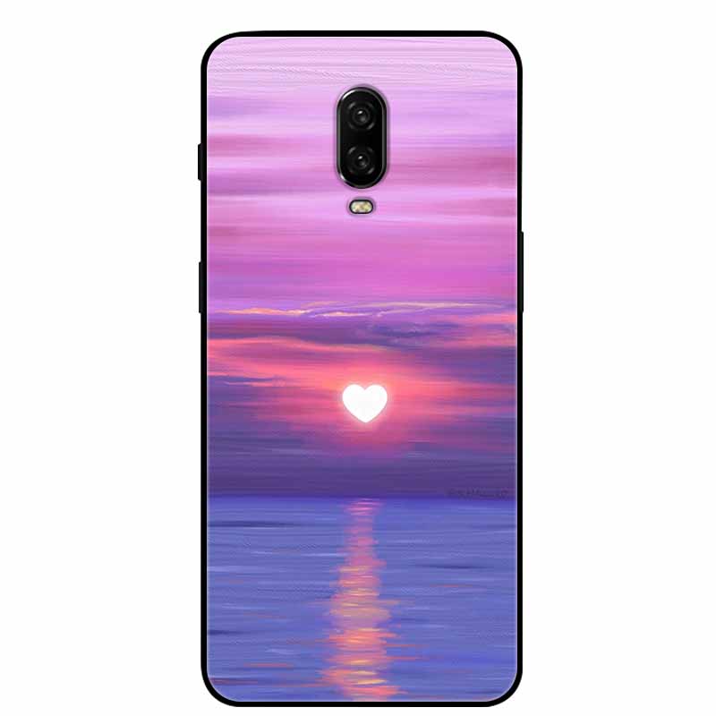 For Oneplus 6T Case Silicone Lovely TPU Soft Phone Cover for One Plus 6 6T Protective Back Shells oneplus6T Cute Cats Funda Capa