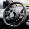 Car Steering Wheel Frame Decoration Cover Trim For BYD Seal EV  - 2024 Black / Carbon Fiber / Wood Grain Style Accessories