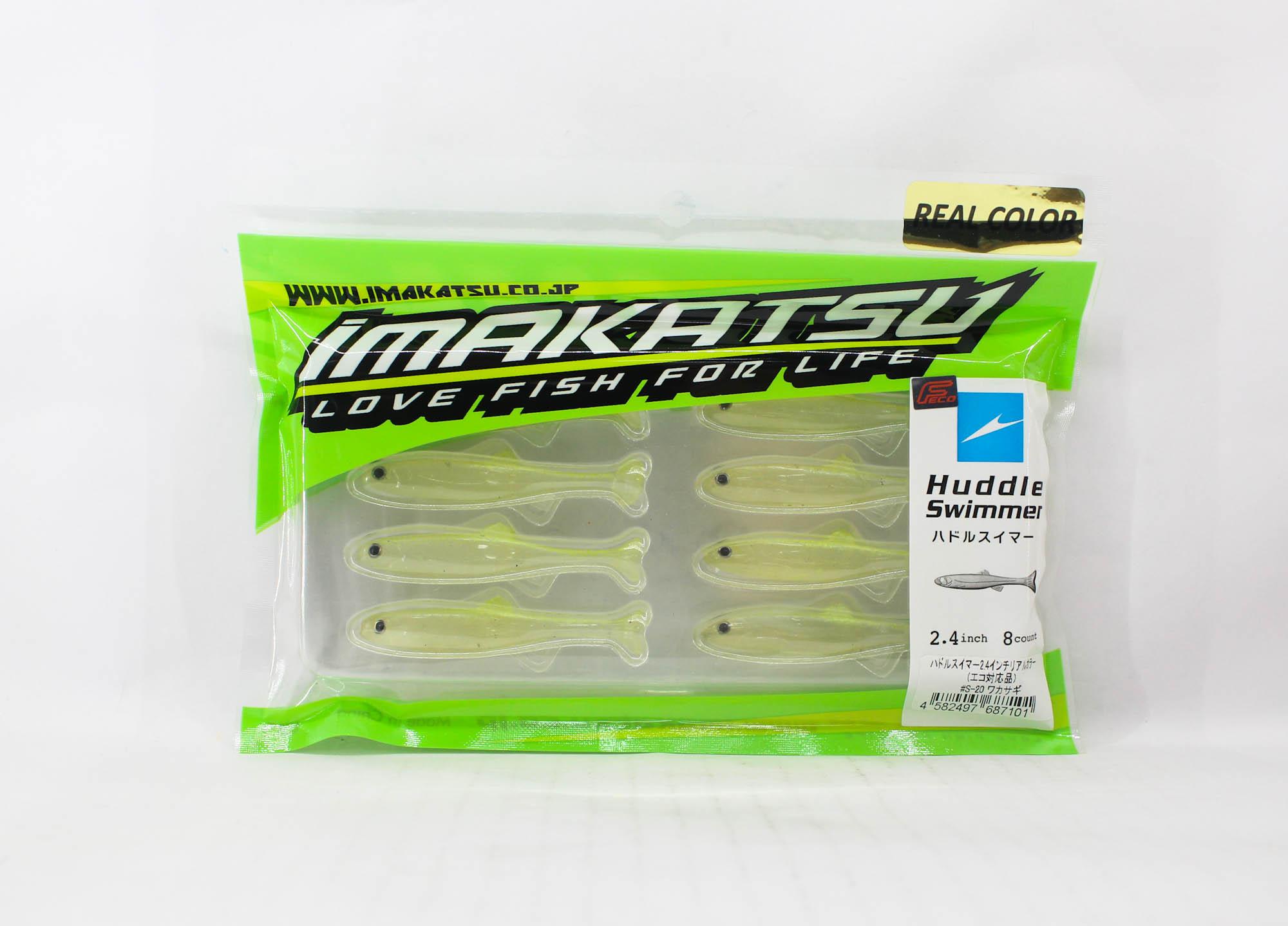 

Мягкая приманка Imakatsu Huddle Swimmer 2,4 дюйма RC ECO S-20 (7101)