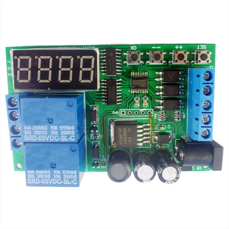 A84X-IO53A02 DC 5-24V Cycle Delay Relay Module 0.1S-999Min Adjustable Time Control Switch Motor Forward Reverse Controller