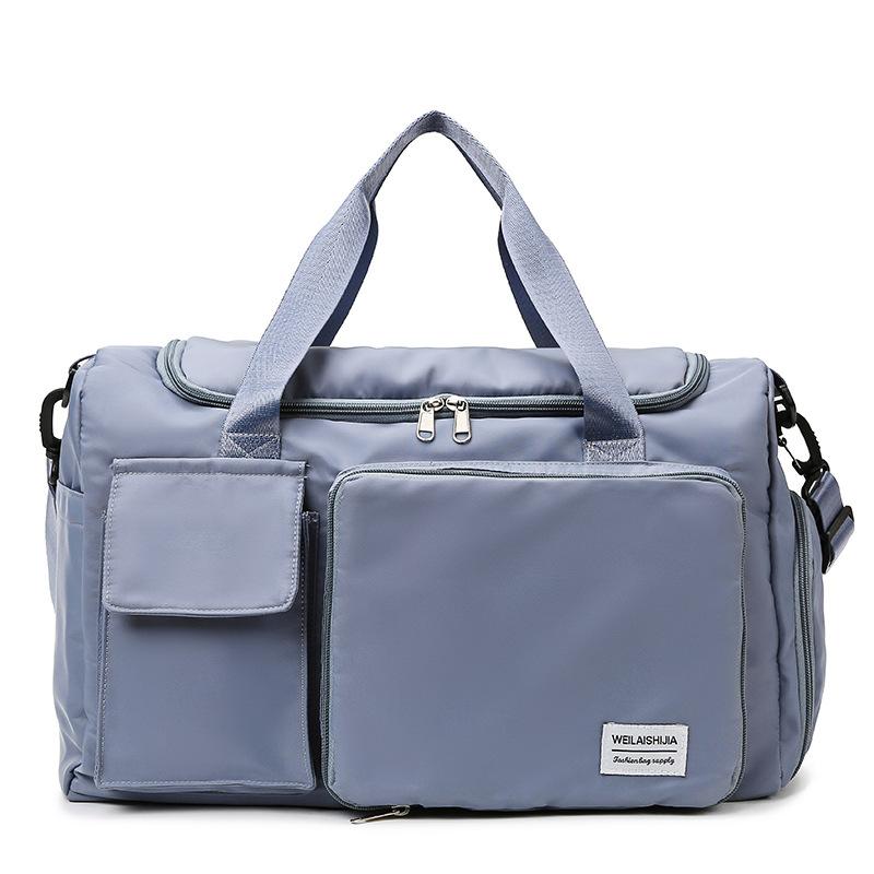 Large Capacity Travel Bag, Handbag, Business Trip Outdoor Sports Fitness Bag, Light Men's Dry and Wet Separation Messenger Bag