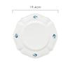 Relief Swallow Plate Simple Small Fresh Dessert Bird Dim Sum  Original Beige Household  Flat  Serving Platter
