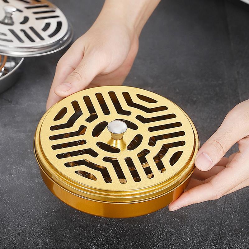 Mosquito Coil Holder Portable Mosquito Coils Tray Anti-Mosquito Repellent Tools Camping Use Insect Prevention Home Decor