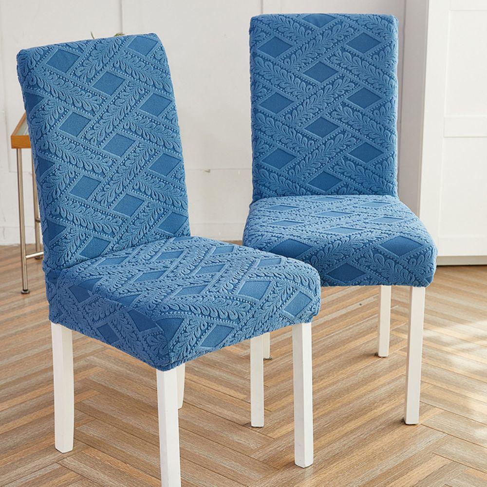 High Back Dining Chair Cover Stretch Jacquard Jacquard Chair Cover Kitchen Chair Cover Kitchen