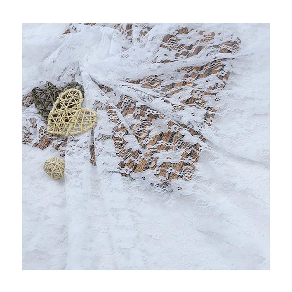 

150 X100cm Lace Fabric High Quality French Lace Mesh Fabric African Tulle Embroidered Flower Tulle Fabric Wedding Decoration 150 x100cm