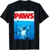Xiongying Paws Cat and Mouse Top, Cute Funny Cat Lover Parody T-Shirt