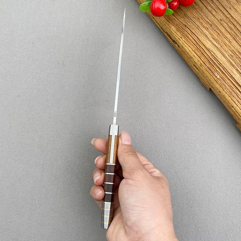 5Cr Edelstahl Küchen Tranchier Ausbein Allzweckmesser Outdoor BBQ Fleischerbeil Gemüseschneider Steakmesser