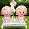 2Pcs Soft and Cute Foil Balloons | Essential Party Decor | Light Up a Warm and Joyful Atmosphere
