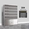 Yuanzu 304 Stainless Steel 45-Compartment Cup Cabinet