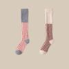 2Pairs Thicken Warm Coral Fleece Stockings Winter Long Tube Socks Cute Floor Plush Stockings  Winter