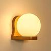 Nordic Solid Wood LED Wall Lamp for Bedroom, Hotel, Stairwell, Corridor
