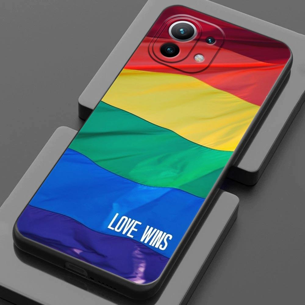 Gay Pride Flag Lesbians LGBT Rainbow For Xiaomi 15T Pro Phone Case For Mi 14T 11T 12T 13T 15 POCO M6 X6 F5 F6 F7 M7 X7 Pro Cover
