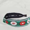 MAIA Green Floral Jacquard Hairband - Knot D Green