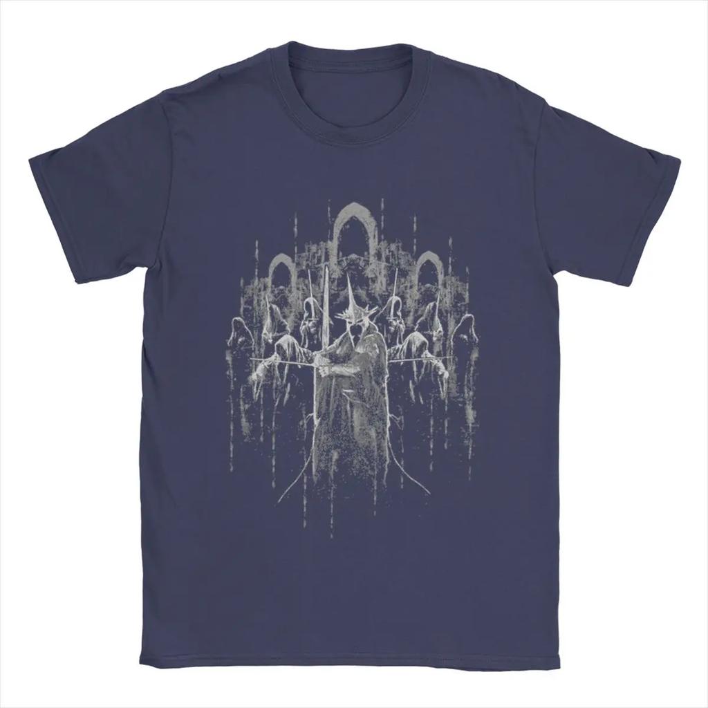 Men's Summer Cotton T-shirt Mordor L-Lords R-Rings Fun Printed T-shirt Short Sleeve T-shirt Crew-neck Top Gift