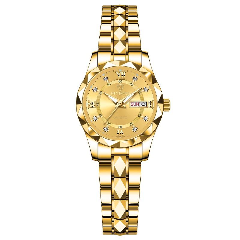 Binbang BINBOND men's watch luminous waterproof business quartz watch
