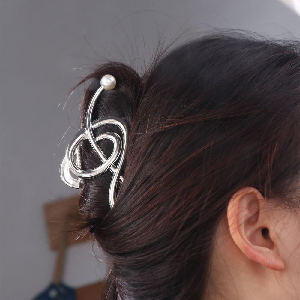 Zinc Zinc Zinc Alloy Music Note Hair Claw Vintage Treble Clef Hair Clip Retro   Makeup Hair Clips