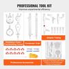 Lab Distillation Kit, 3.3 Boro Lab Glassware Distillation Kit with 24, 40 Joint, 1000ml Essential Oil Distillation Apparatus Kit, 29 Pcs Set of