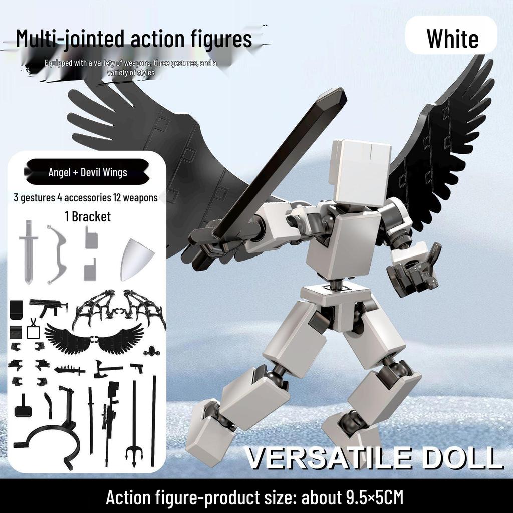 Lucky 13 Jointed 3D Printed Movable Figure - Children's Decompression Toy Ornament