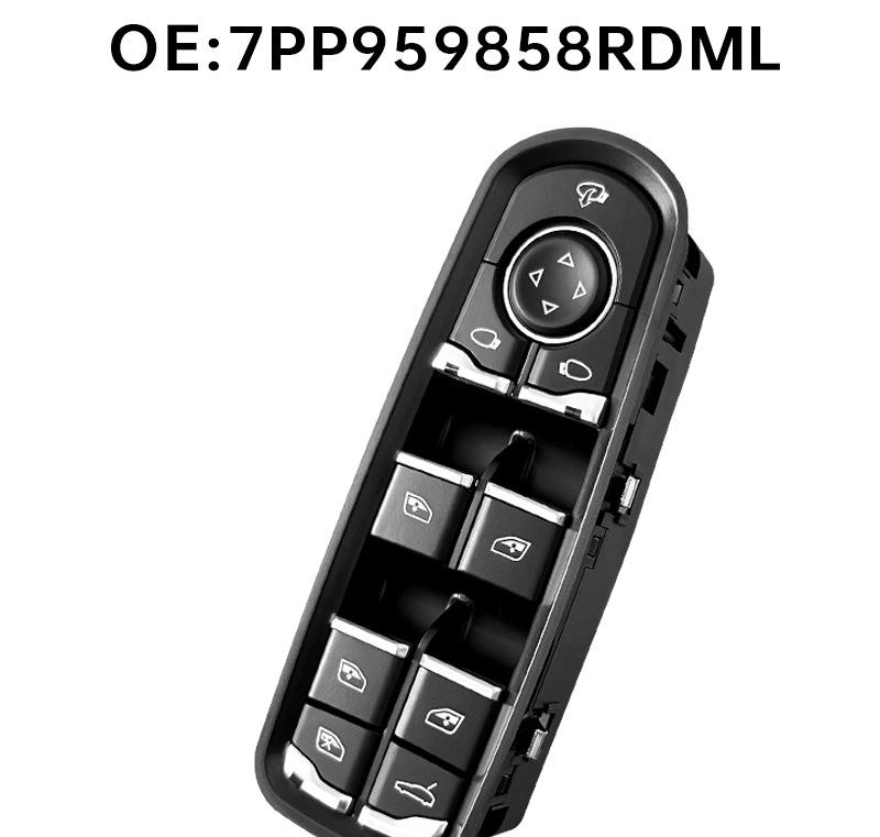 Macan Driver's Side Auto Window Switch 7PP959858RDML, Premium Quality