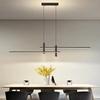 Intelligent Remote Control LED Long Pendant Light, Living Room Dining Room, 3-color Light, Home Decoration Indoor Lighting