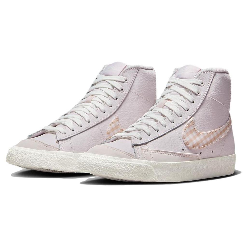 Nike Blazer Mid 77 Barbie Pink Plaid Unisex Sneaker FD9163-600