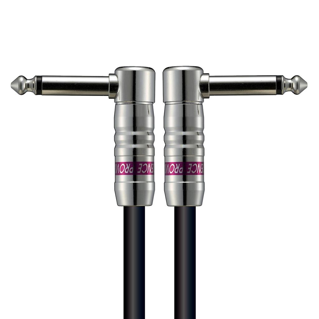 Providence LE501 Patch Cables, 15cm, LL Plug (L-ShapedL-Shaped), Black, Set of 4