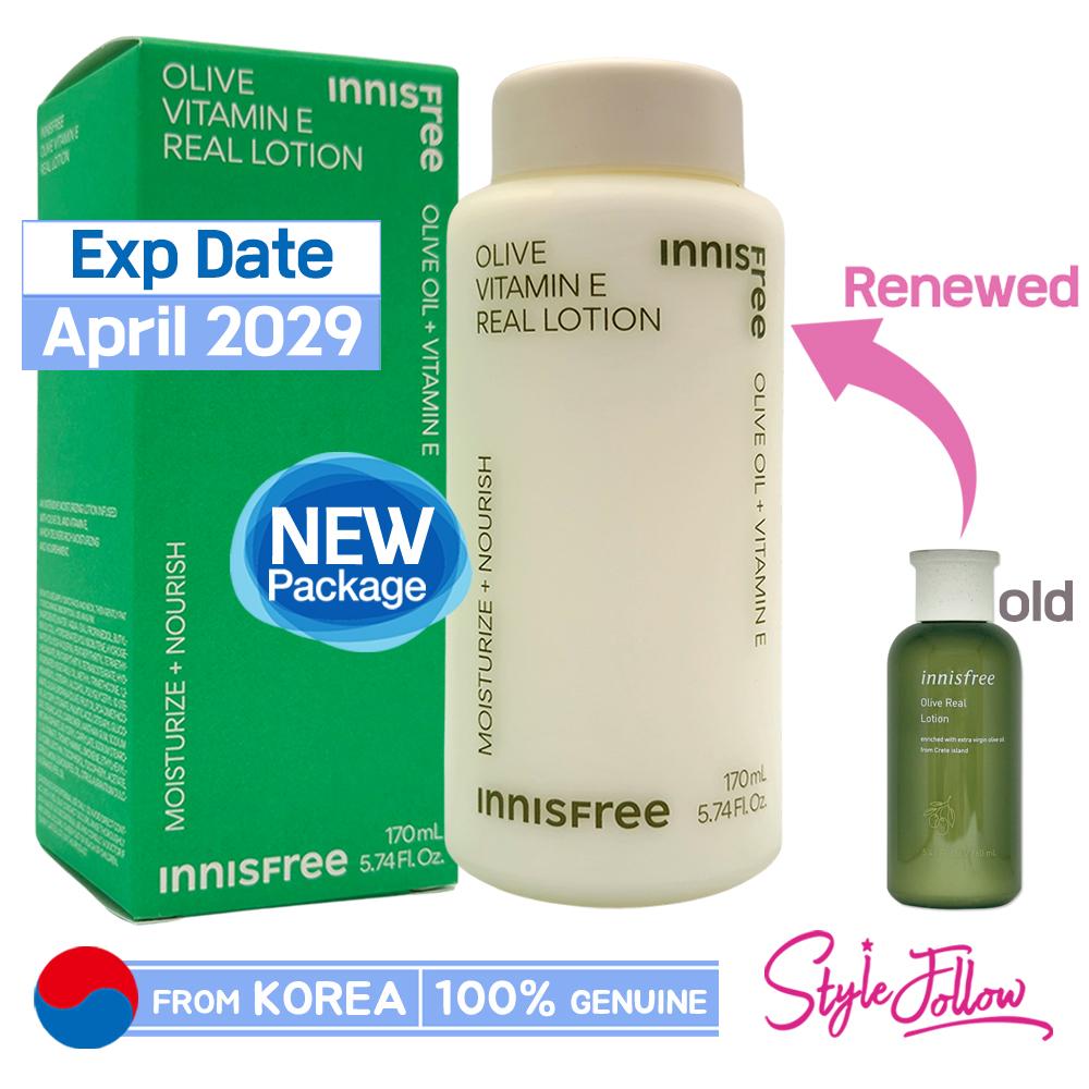 [INNISFREE] Оливковый натуральный лосьон с витамином Е 170 мл 1pc + Sample Gifts