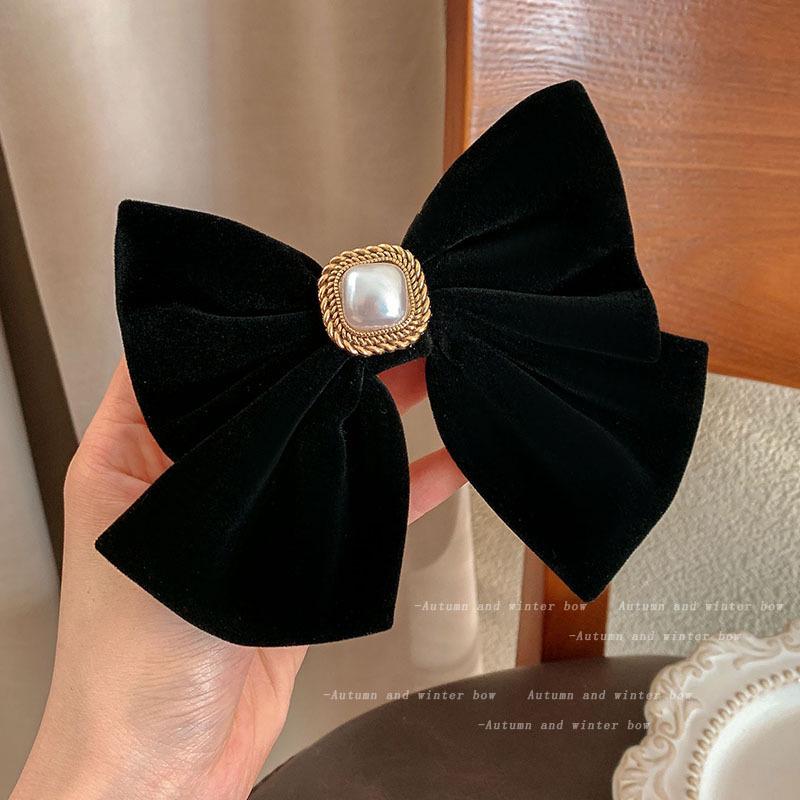 Luxusní seersuckerová mašle do vlasů pro ženy