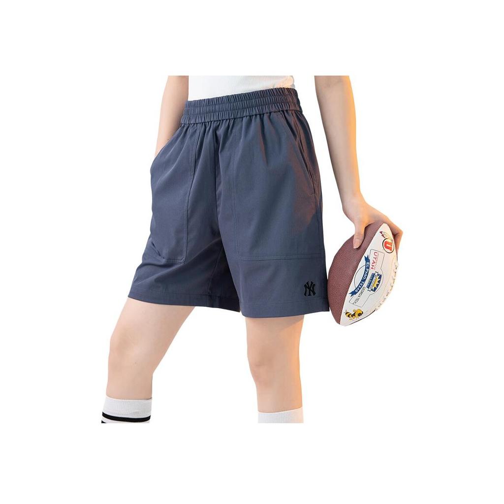 New MLB Casual Shorts Unisex Blue Gray 3ASMB0143-50GRD