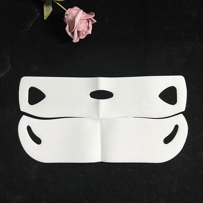 Skin-friendly Gel Stretch Cloth Double V Cloth Mask Elastic Mask Moisturizing Mask