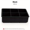 Food Grade Silicone Ice Cube Tray With Lid 4/6/8 Grids Large Square Ice Mold For Home Bar Kitchen Tool