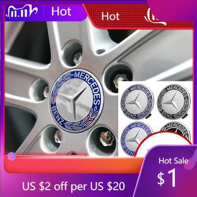 2025 Novità Calda 2025 Per Mercedes Benz Auto Tappo Coprimozzo Ruota 75mm Emblema Decorazione Accessori per Mercedes Benz Maybach W204 W