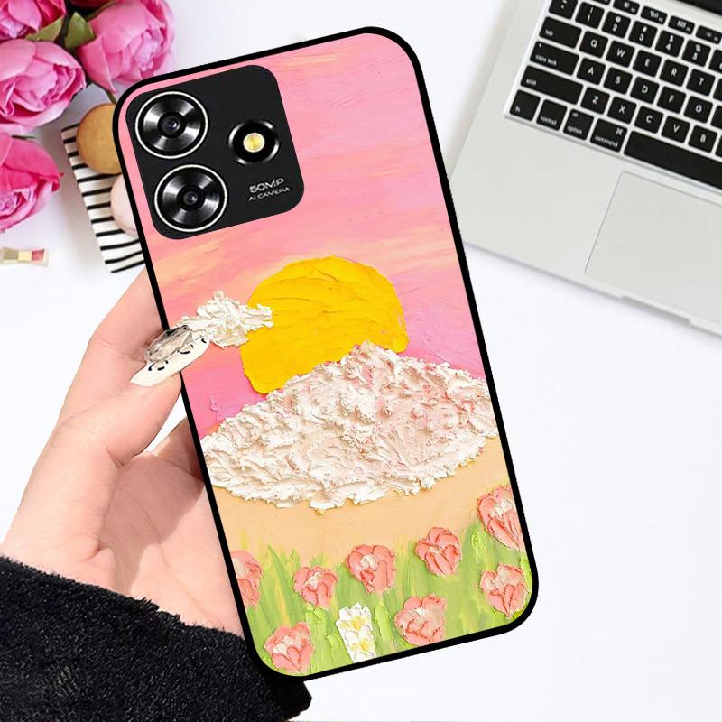 Etui Dla ZTE Blade V50 Smart Uroczy Astronauta Modne Odporne Na Wstrząsy Miękki Zderzak Dla ZTE V50 Wzór 4G Etui Dla ZTE Axon 50 Lite